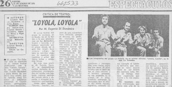 Loyola, Loyola"