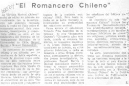 El Romancero chileno