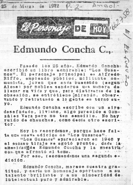 Edmundo Concha C.  [artículo]