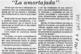"La amortajada"  [artículo] Edmundo Guíñez Cáliz.