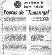 Poetas de "Tamarugal"