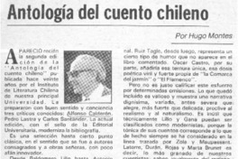Antología del cuento chileno  [artículo] Hugo Montes.