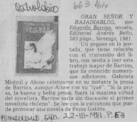 Gran señor y rajadiablos  [artículo] Astrolabio.