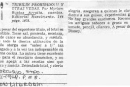 Tribilín prohibido!!! y otras vedas.  [artículo]