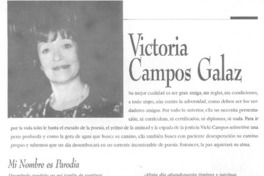Victoria Campos Galaz.