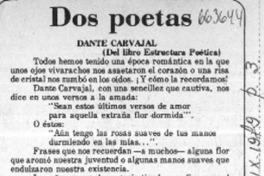 Dos poetas  [artículo] Ivo Serge.