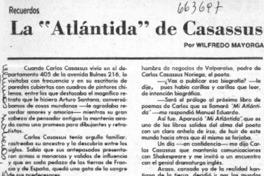 La "Atlántida" de Casassus  [artículo] Wilfredo Mayorga.