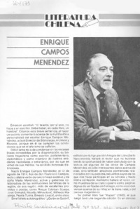 Enrique Campos Menéndez