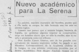 Nuevo académico para La Serena