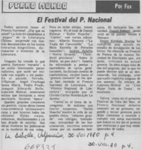 El festival del P. Nacional
