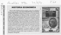 Historia económica.