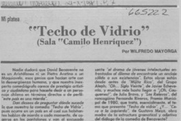 Techo de vidrio"  [artículo] Wilfredo Mayorga.