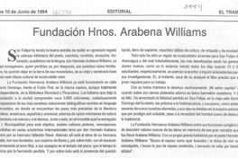 Fundación Hnos, Arabena Williams.