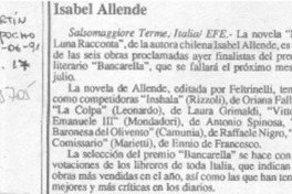 Isabel Allende.