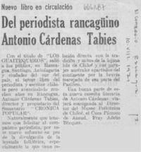 Del periodista rancagüino Antonio Cárdenas Tabies.