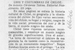 Usos y costumbres de Chiloé.