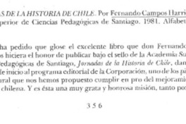Jornadas de la historia de Chile