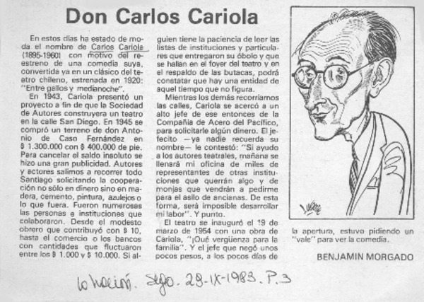 Don Carlos Cariola