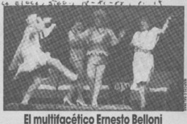 El Multifacético Ernesto Belloni.