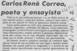 Carlos René Correa, poeta y ensayista