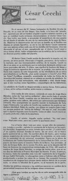 Cesar Cecchi  [artículo] Filebo.