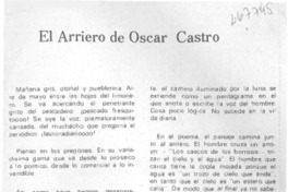 El arriero de Oscar Castro