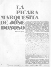 La Pícara marquesita de José Donoso
