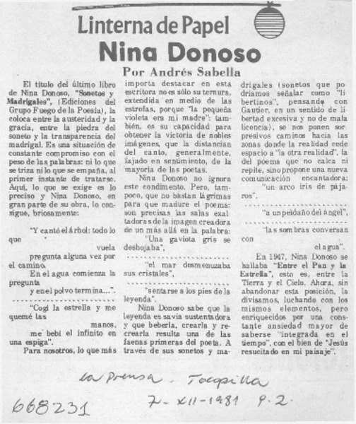 Nina Donoso