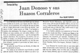 Juan Donoso y sus huasos corraleros