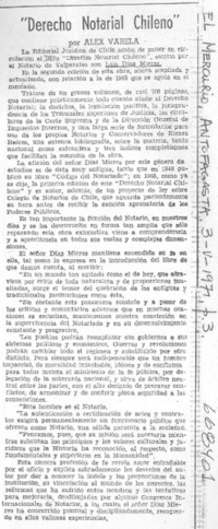 Derecho notarial chileno"