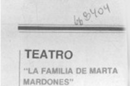 La familia de Marta Mardones"
