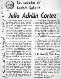 Julio Adrián Cortéz