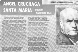 Angel Cruchaga Santa María.  [artículo]