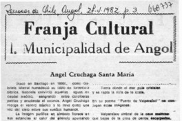 Angel Cruchaga Santa María.  [artículo]