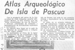 Atlas arqueológico de Isla de Pascua.
