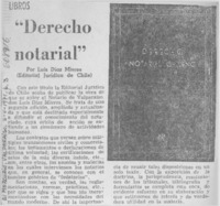 "Derecho notarial".