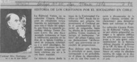 Historia de los cristianos por el socialismo en Chile.
