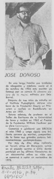 José Donoso.