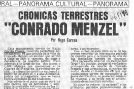 Conrado Menzel"  [artículo] Hugo Correa.