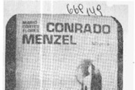 Conrado Menzel" novela del salitre.  [artículo]