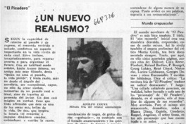 Un nuevo realismo?  [artículo] Angel Custodio González.