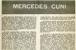 Mercedes Cuni