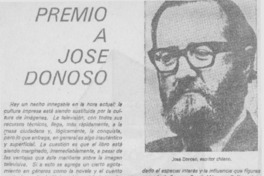 Premio a José Donoso