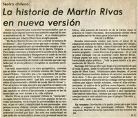 La historia de Martín Rivas en nueva vesión