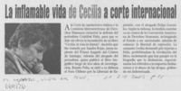 La Inflamable vida de Cecilia a corte internacional.