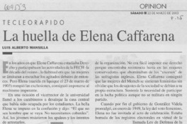 La huella de Elena Caffarena