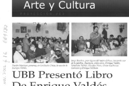 UBB presentó libro de Enrique Valdés.