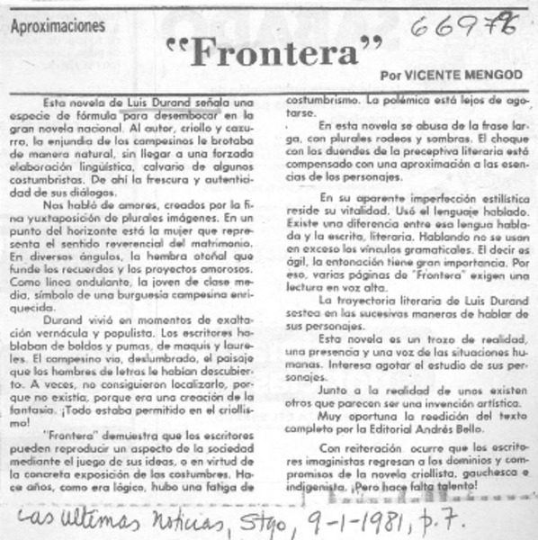 Frontera