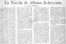 La novela de Alfonso Echeverría