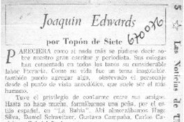Joaquín Edwards